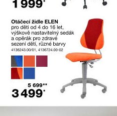 Otáčecí židle ELEN