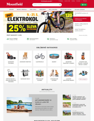 akční leták Mountfield 17.5.2023-23.5.2023