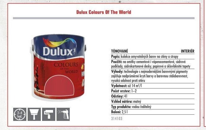 Dulux Colours Of The World