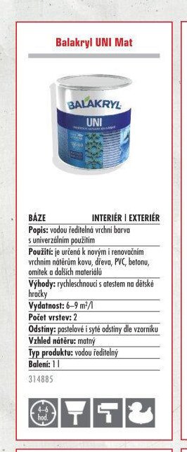Balakryl UNI Mat