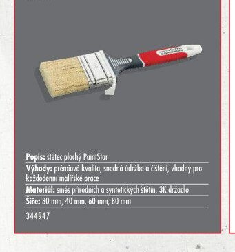 Malířské štětce PaintStar