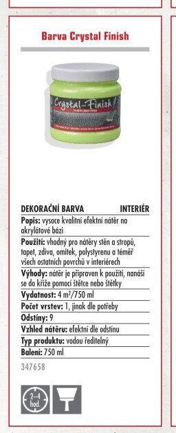 Barva Crystal Finish