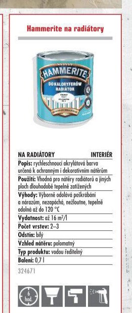 Hammerite na radiátory