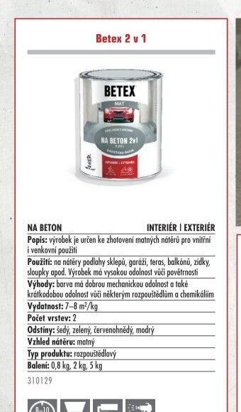 Betex 2 v 1
