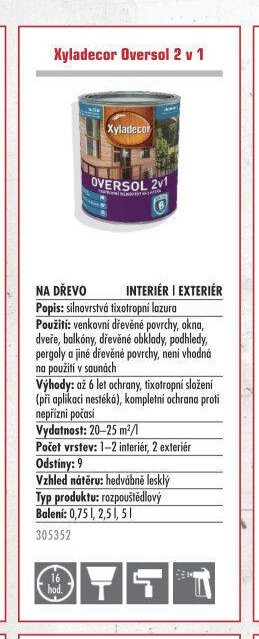 Xyladecor Oversol 2 v 1