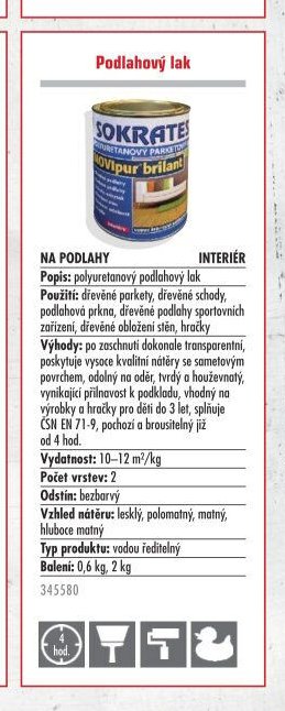 Podlahový lak Sokrate
