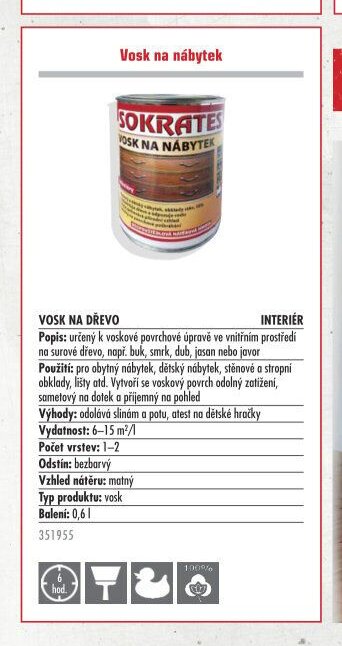 Vosk na nábytek