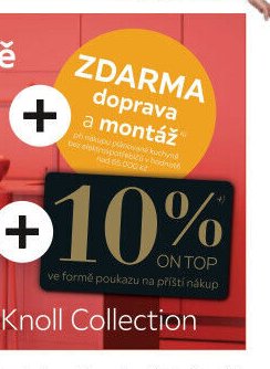 10% ON TOP na plánované kuchyně
