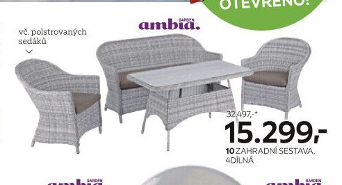 10 Zahradní sestava, 4dílná