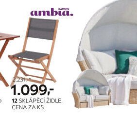 12 Sklápěcí židle