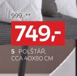 5 Polštář, cca 40x80 cm