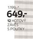 HOTOVÝ ZÁVĚS S POUTKY