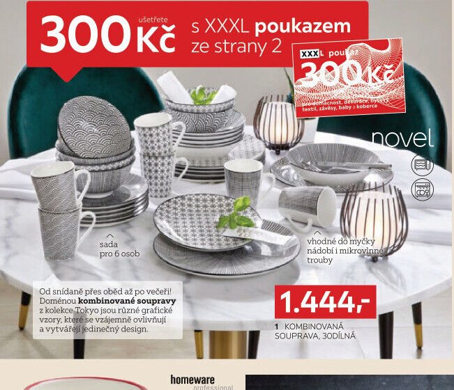Kombinovaná souprava, 30dílná
