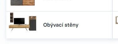Obývací stěny