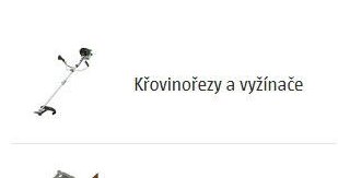 Křovinořezy a vyžínače