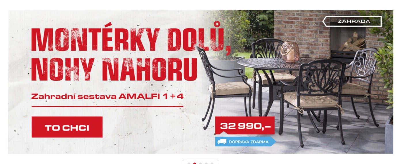 Zahradní sestava AMALFI 1+4