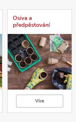 Osiva a předpěstování