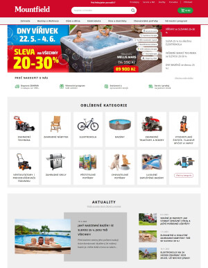 akční leták Mountfield 24.5.2023-30.5.2023