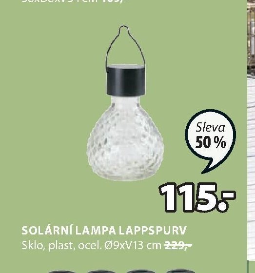 SOLÁRNÍ LAMPA LAPPSPURV