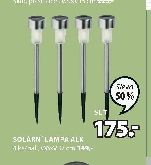 SOLÁRNÍ LAMPA ALK