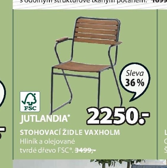 STOHOVACÍ ŽIDLE VAXHOLM