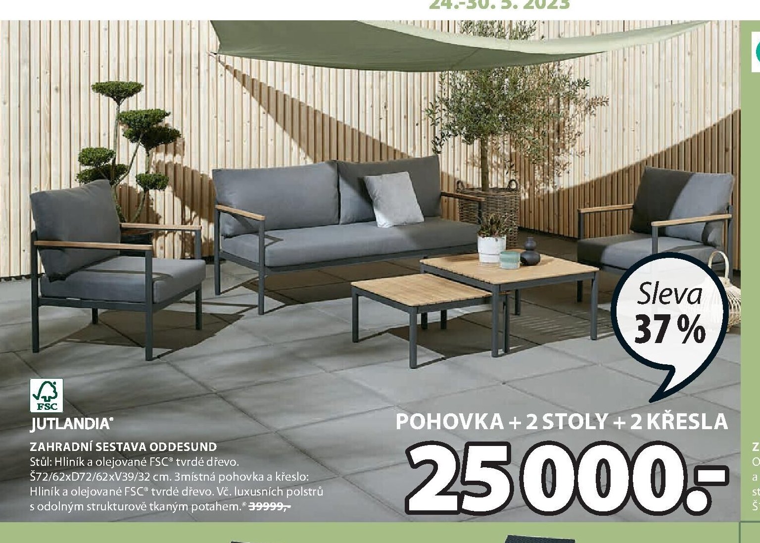 Zahradní sestava ODDESUND