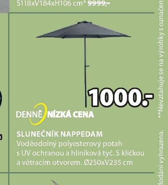 Slunečník NAPPEDAM