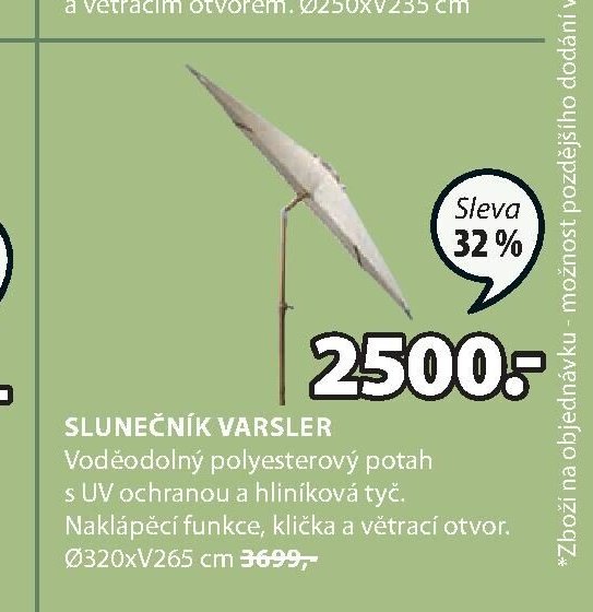 Slunečník VARSLER