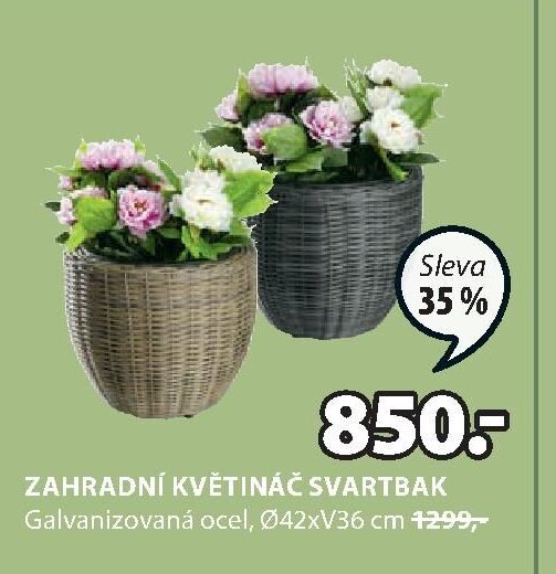 ZAHRADNÍ KVĚTINÁČ SVARTBAK