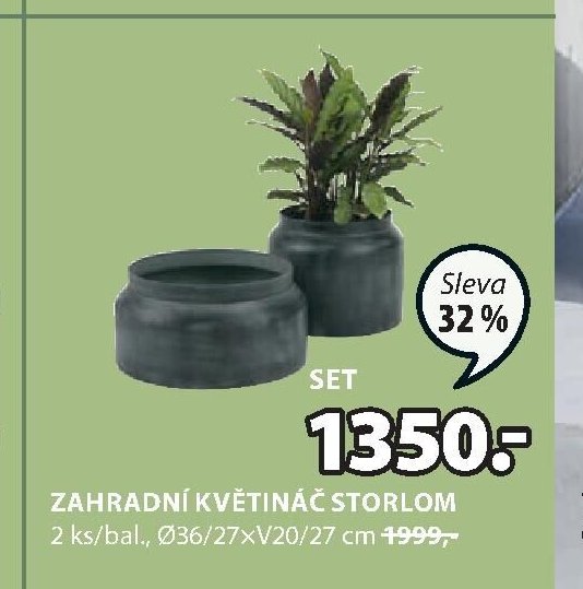 ZAHRADNÍ KVĚTINÁČ STORLOM