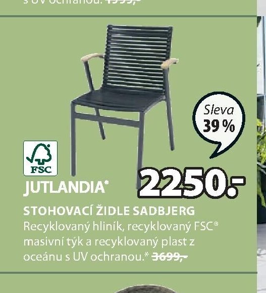 STOHOVACÍ ŽIDLE SADBJERG