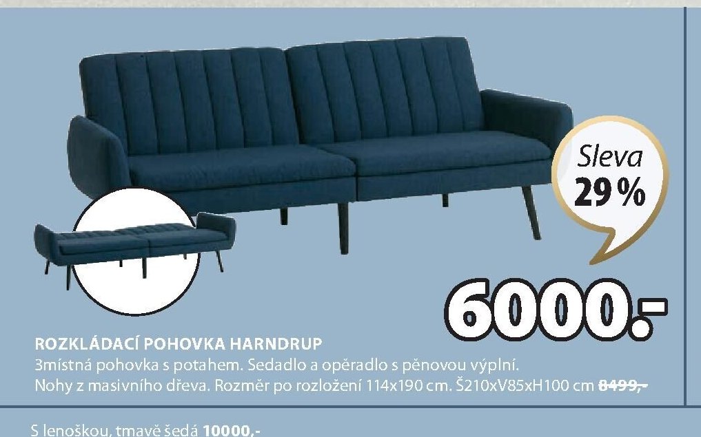 Rozkládací pohovka HARNDRUP