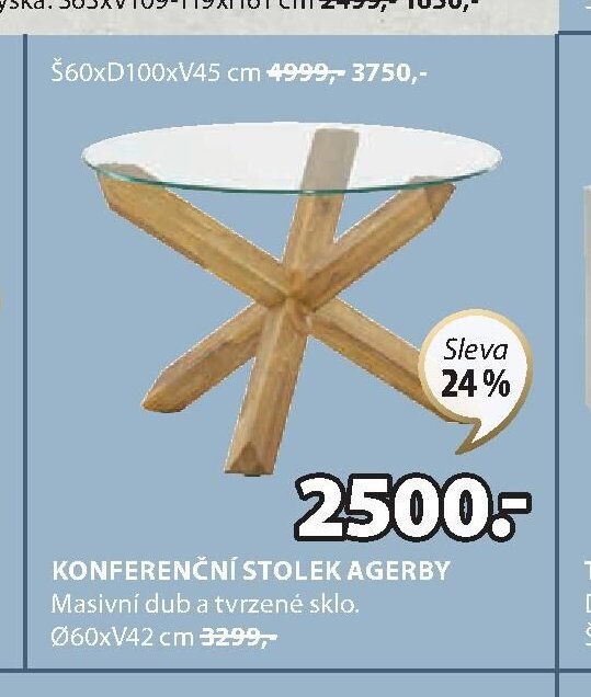 Konferenční stolek AGERBY