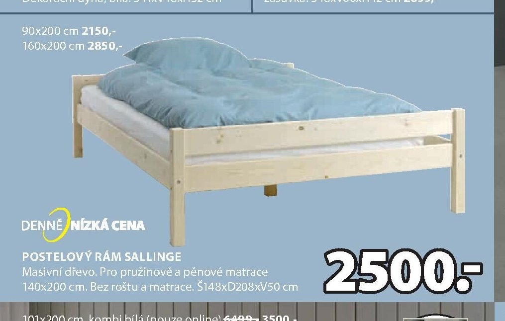 POSTELOVÝ RÁM SALLINGE