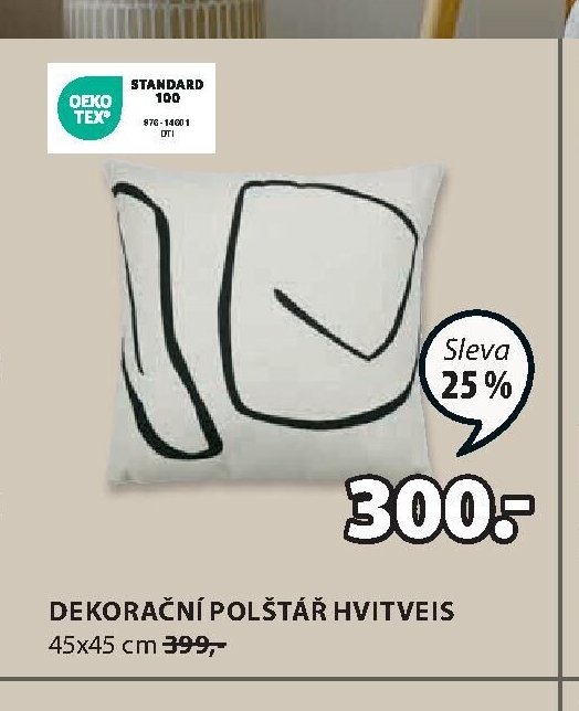 DEKORAČNÍ POLŠTÁŘ HVITVEIS