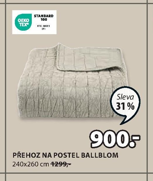 PŘEHOZ NA POSTEL BALLBLOM