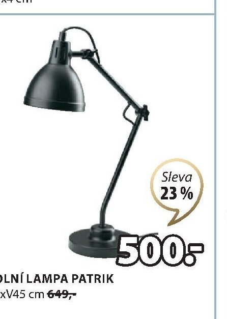 STOLNÍ LAMPA PATRIK