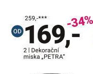 Dekorační miska PETRA