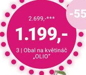 Obal na květináč OLIO