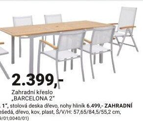 Zahradní křeslo „BARCELONA 2“