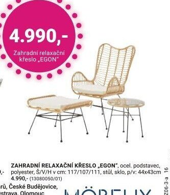 Zahradní relaxační křeslo „EGON“