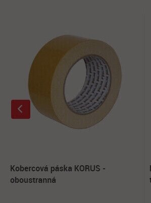 Kobercová páska KORUS - oboustranná