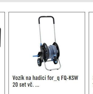 Vozík na hadici for_q FQ-KSW 20 set