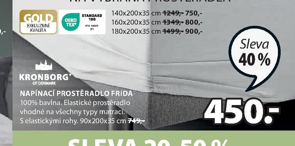 Napínací prostěradlo FRIDA