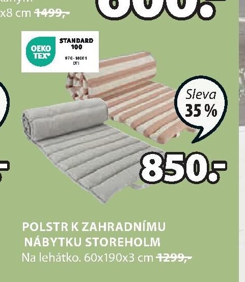 POLSTR K ZAHRADNÍMU NÁBYTKU UDSIGTEN (na lehátko)