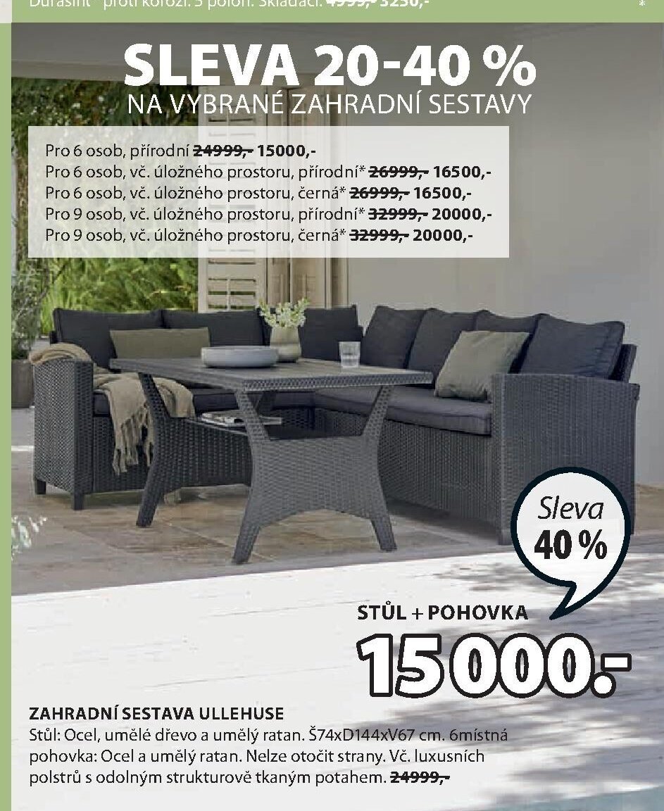ZAHRADNÍ SESTAVA ULLEHUSE