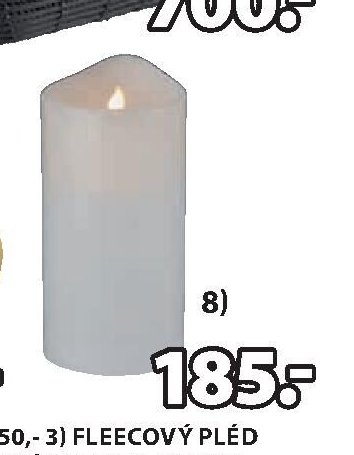 8) LED SVÍCE AUGUSTIN