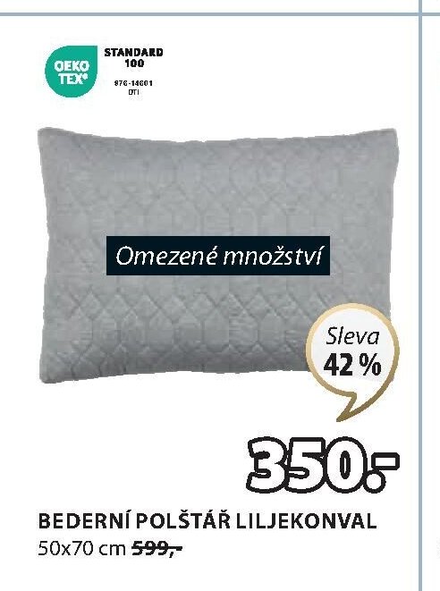 BEDERNÍ POLŠTÁŘ LILJEKONVAL
