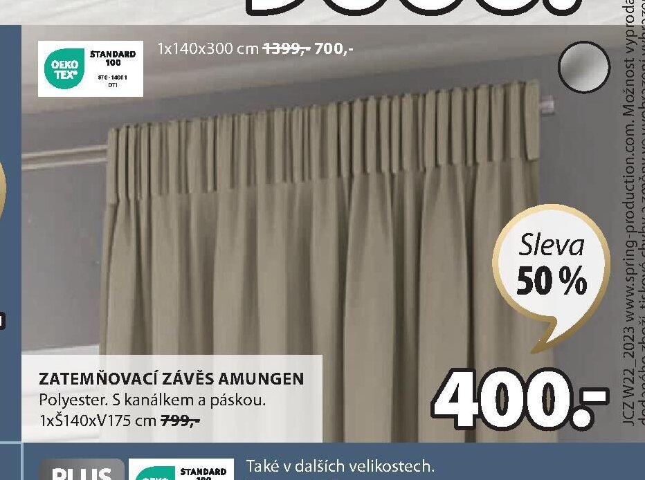 Zatemňovací závěs AMUNGEN