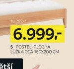 5 POSTEL, PLOCHA LŮŽKA CCA 160X200 CM